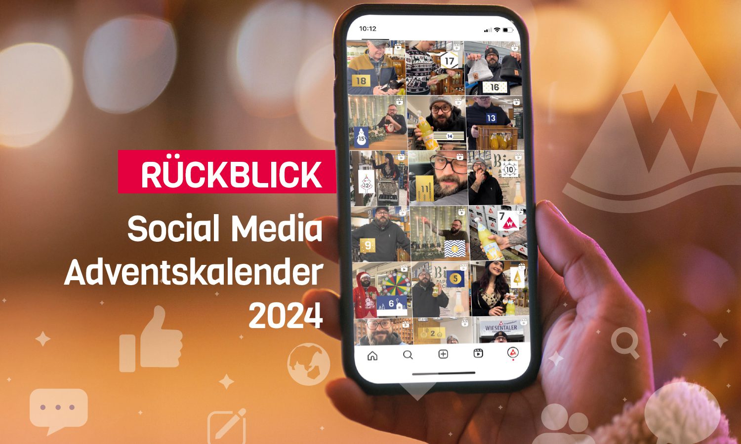 Wiesentaler Mineralbrunnen GmbH - Blog - Rückblick: Social Media Advetskalender